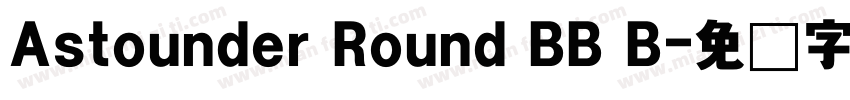 Astounder Round BB B字体转换